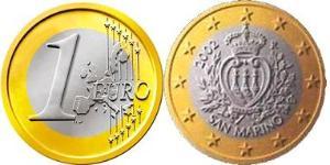 1 Euro San Marino (301 - ) Bimetal 