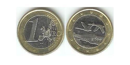 1 Euro 芬兰 Bimetal 