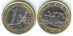 1 Euro Finnland (1917 - ) Bimetall 