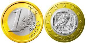 1 Euro Hellenische Republik (1974 - ) Bimetall 