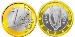 1 Euro Irland (1922 - ) Bimetall 