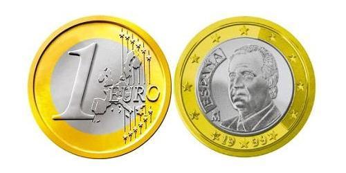 1 Euro Reino de España (1976 - ) Bimetall 