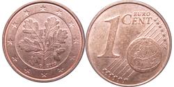 1 Eurocent Allemagne (1990 - ) Cuivre/Acier 