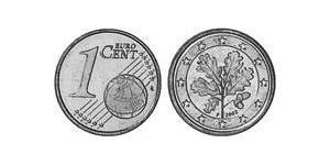 1 Eurocent Bundesrepublik Deutschland  (1990 - ) Kupfer/Stahl 