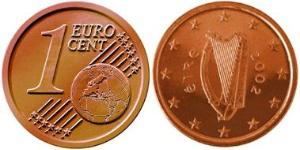 1 Eurocent Irland (1922 - ) Kupfer/Stahl 