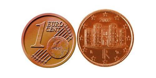 1 Eurocent Italia Rame/Acciaio 