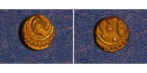 1 Fanam India Oro 