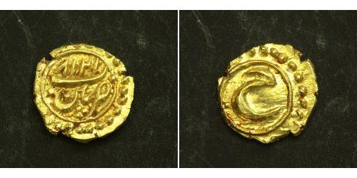 1 Fanam India Oro 