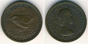 1 Farthing Reino Unido (1922-) Bronce Isabel II (1926-2022)