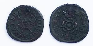 1 Farthing Reino de Inglaterra (927-1649,1660-1707) Bronce Carlos I (1600-1649)
