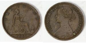 1 Farthing United Kingdom of Great Britain and Ireland (1801-1922) Bronze Victoria (1819 - 1901)