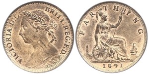 1 Farthing United Kingdom of Great Britain and Ireland (1801-1922) Bronze Victoria (1819 - 1901)