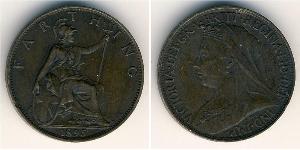 1 Farthing United Kingdom of Great Britain and Ireland (1801-1922) Bronze Victoria (1819 - 1901)