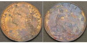 1 Farthing United Kingdom of Great Britain and Ireland (1801-1922) Bronze Victoria (1819 - 1901)
