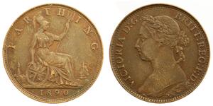 1 Farthing United Kingdom of Great Britain and Ireland (1801-1922) Bronze Victoria (1819 - 1901)