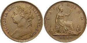 1 Farthing United Kingdom of Great Britain and Ireland (1801-1922) Bronze Victoria (1819 - 1901)