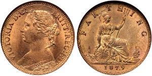 1 Farthing United Kingdom of Great Britain and Ireland (1801-1922) Bronze Victoria (1819 - 1901)