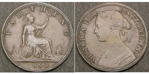 1 Farthing United Kingdom of Great Britain and Ireland (1801-1922) Bronze Victoria (1819 - 1901)