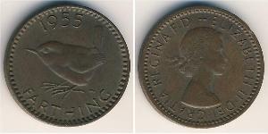 1 Farthing Regno Unito (1922-) Bronzo Elisabetta II (1926-2022)