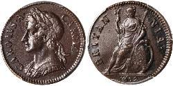 1 Farthing Reino de Inglaterra (927-1649,1660-1707) Cobre Carlos II (1630-1685)