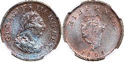 1 Farthing Ireland (1922 - ) Copper George III (1738-1820)