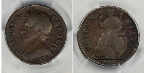 1 Farthing Kingdom of England (927-1649,1660-1707) Copper Charles II (1630-1685)