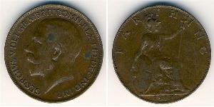 1 Farthing United Kingdom of Great Britain and Ireland (1801-1922) Copper George V of the United Kingdom (1865-1936)