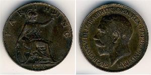 1 Farthing United Kingdom of Great Britain and Ireland (1801-1922) Copper George V of the United Kingdom (1865-1936)