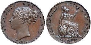 1 Farthing United Kingdom of Great Britain and Ireland (1801-1922) Copper Victoria (1819 - 1901)