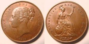 1 Farthing United Kingdom of Great Britain and Ireland (1801-1922) Copper Victoria (1819 - 1901)
