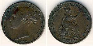 1 Farthing United Kingdom of Great Britain and Ireland (1801-1922) Copper Victoria (1819 - 1901)