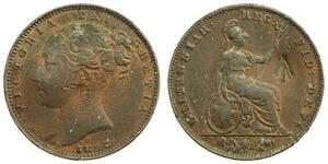 1 Farthing United Kingdom of Great Britain and Ireland (1801-1922) Copper Victoria (1819 - 1901)