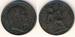 1 Farthing Royaume-Uni Cuivre Édouard VII (1841-1910)
