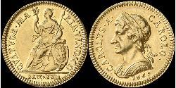1 Farthing Kingdom of England (927-1649,1660-1707) Gold Charles II (1630-1685)