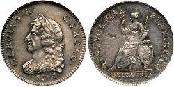 1 Farthing Reino de Inglaterra (927-1649,1660-1707) Plata Carlos II (1630-1685)