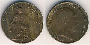 1 Farthing Regno Unito  Rame Edoardo VII (1841-1910)