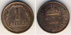 1 Filler Ungarn (1989 - ) Bronze 