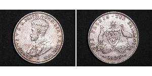 1 Florin Australie (1939 - ) Argent George V (1865-1936)