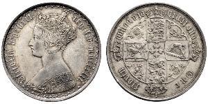 1 Florin Royaume-Uni de Grande-Bretagne et d