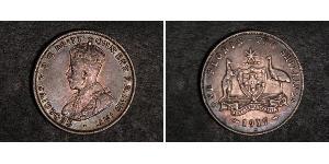 1 Florin Australia (1939 - ) Argento Giorgio V (1865-1936)