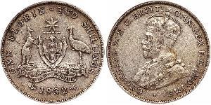 1 Florin Australia (1939 - ) Argento Giorgio V (1865-1936)