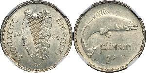 1 Florin Irlanda (1922 - ) Argento 