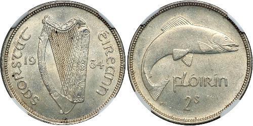 1 Florin Irlanda (1922 - ) Argento 