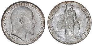 1 Florin Regno Unito di Gran Bretagna e Irlanda (1801-1922) Argento Edoardo VII (1841-1910)