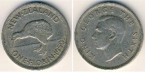 1 Florin New Zealand Copper/Nickel George VI (1895-1952)