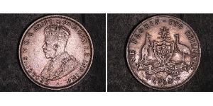 1 Florin Australia (1939 - ) Plata Jorge V (1865-1936)
