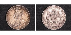 1 Florin Australia (1939 - ) Plata Jorge V (1865-1936)