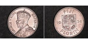 1 Florin Fiyi Plata Jorge V (1865-1936)