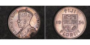 1 Florin Fiyi Plata Jorge V (1865-1936)