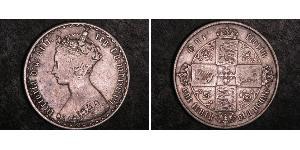 1 Florin Reino Unido de Gran Bretaña e Irlanda (1801-1922) Plata Victoria (1819 - 1901)